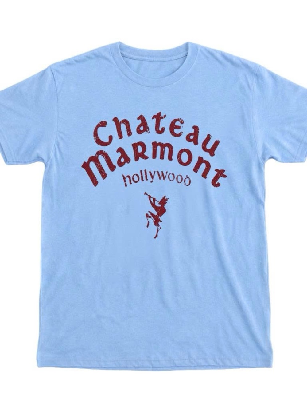 Gildan Chateau Marmont Light Blue Graphic Tee